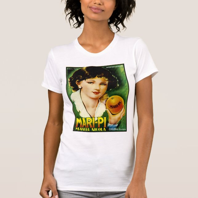 T-shirt Oranges de Mari Pi (Devant)