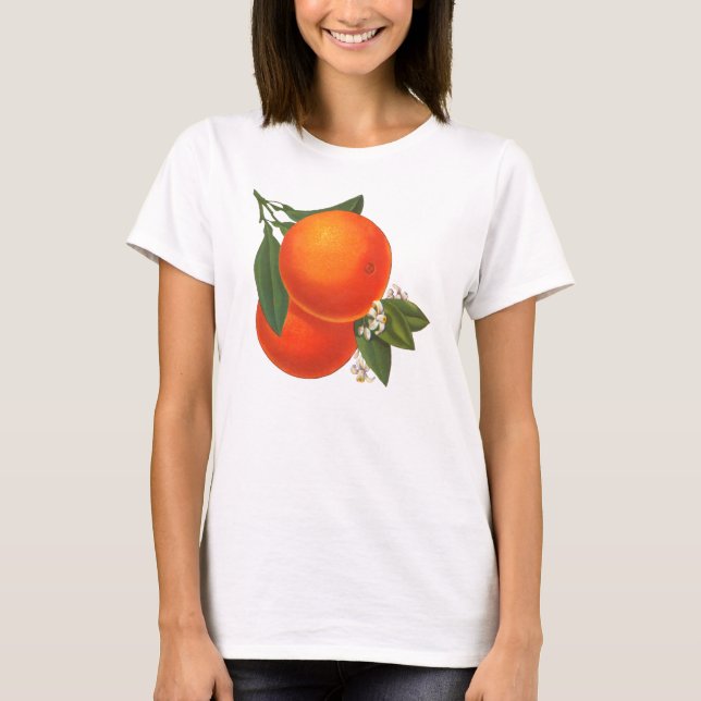 T-shirt Oranges Vintage (Devant)