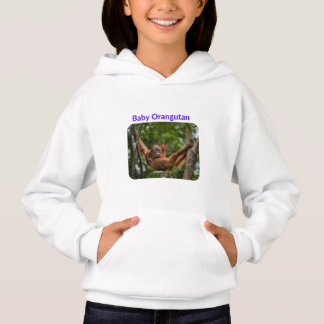 T-shirt Orangutan bébé adorable - Jungl minimalist