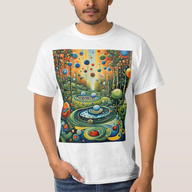 T-shirt Orbes dans le feuillage 1 (Devant)