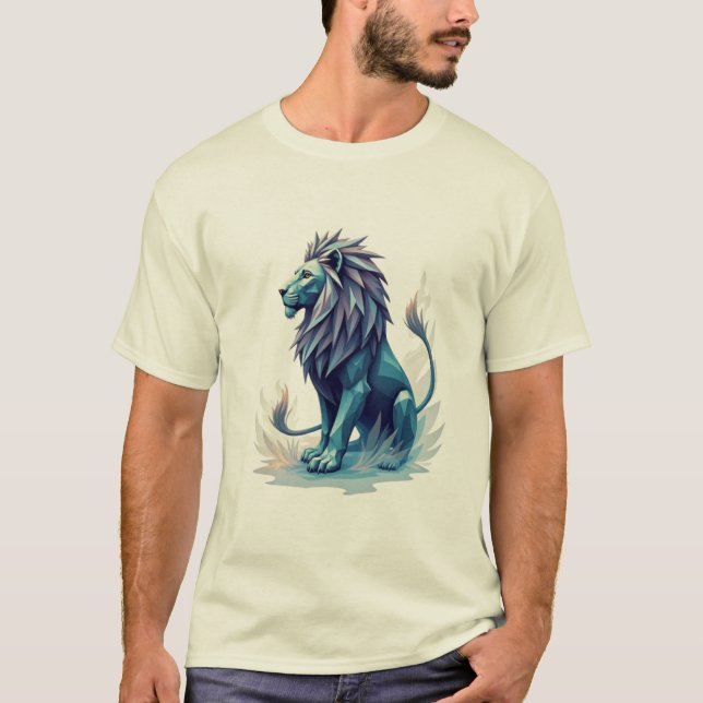 T-shirt Orbit Threads logo roi lion (Devant)