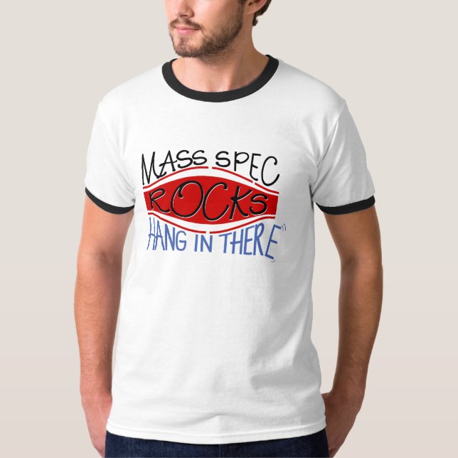 T-shirt Orbitrap Mass Spec Rocks - Accroche-toi -  (Devant)