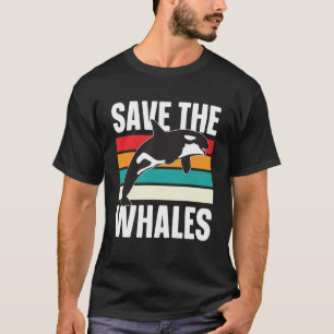 T-shirt Orca Baleines Requins Plongée Océan Animaux de mer