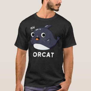T-shirt Orca Cute Cat Orca Whale Pun