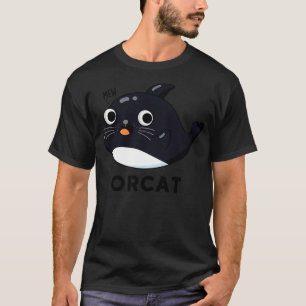 T-shirt Orca Cute Cat Orca Whale Pun 1