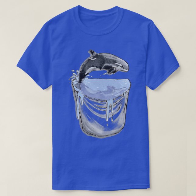 T-shirt Orca dans le sac par derholle (Design devant)