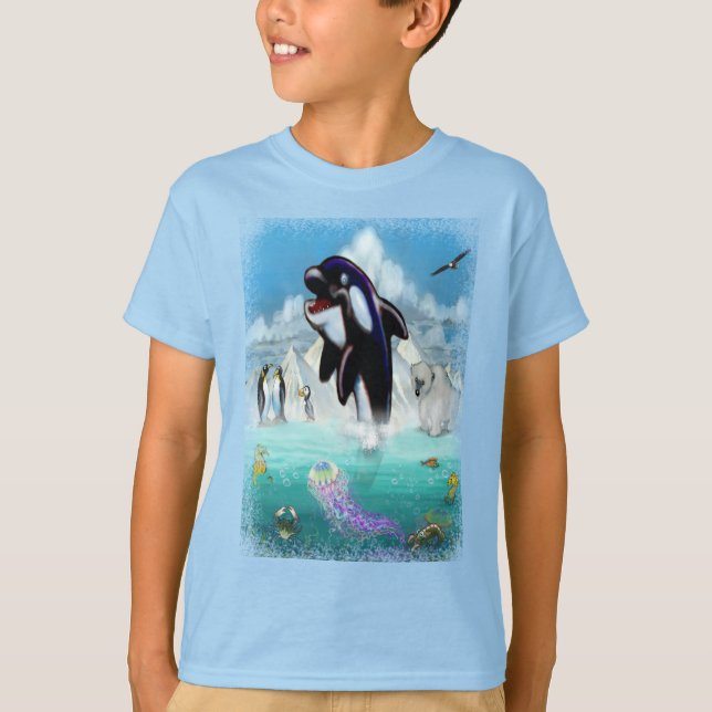 T-shirt Orca et ses amis (Devant)