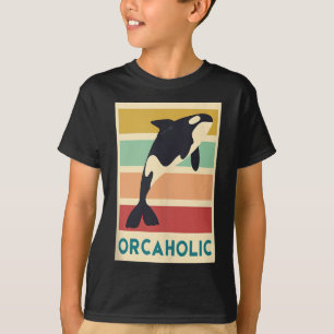 T-shirt orca graphiste amoureux de l'océan activiste