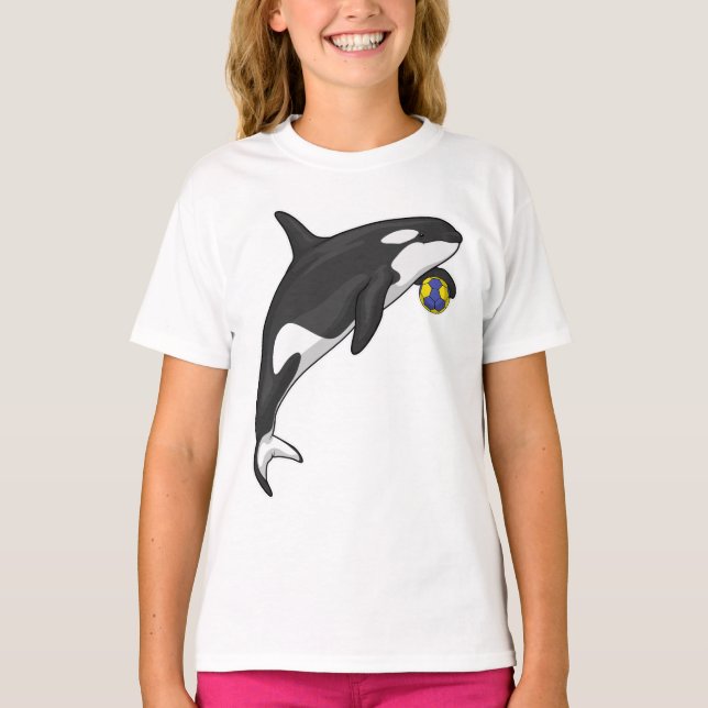 T-shirt Orca Handball player Handball (Devant)
