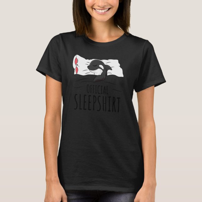T-shirt Orca Killer Whale Official Sleep Swea (Devant)