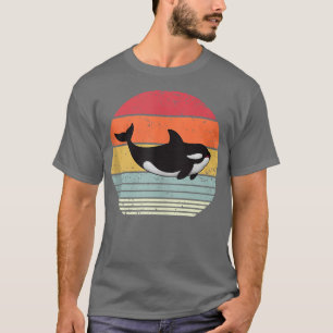 T-shirt Orca Killer Whale Sea Panda Vintage Retro 80s Styl