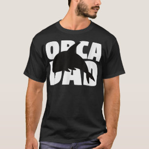 T-shirt Orca Papa Orca Lover Cadeau pour Père Animal anima