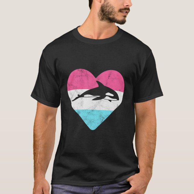T-shirt Orca Pour Ou (Devant)