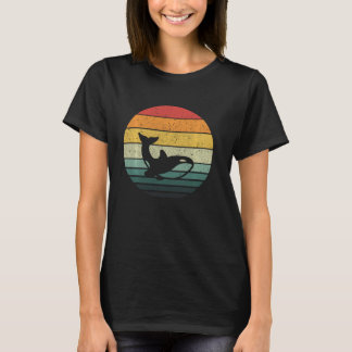 T-shirt Orca Retro Sunset Vintage