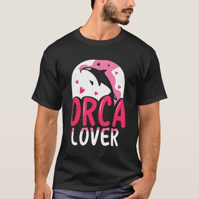 T-shirt Orca Whale Orcas Sea Protect (Devant)
