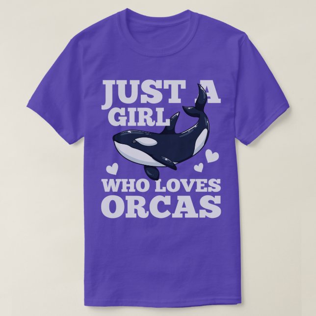T-shirt Orcas Baleine Orca Lover (Design devant)