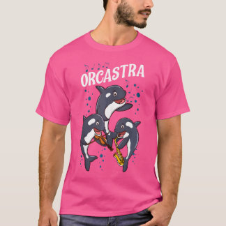 T-shirt Orcastra Funny Orca Whale Orchestra Players