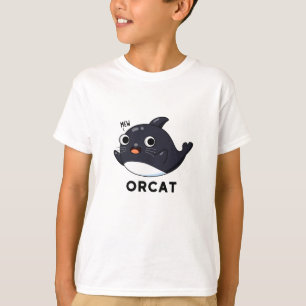T-shirt Orcat Drôle Chat Orca Pun