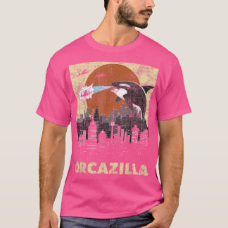 T-shirt OrcazillaBaleines Lover Ocean Marine Biologiste Ba