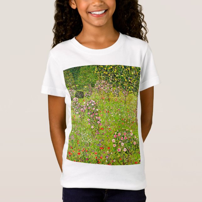 T-Shirt Orchard Gustav Klimt avec Rose (Devant)