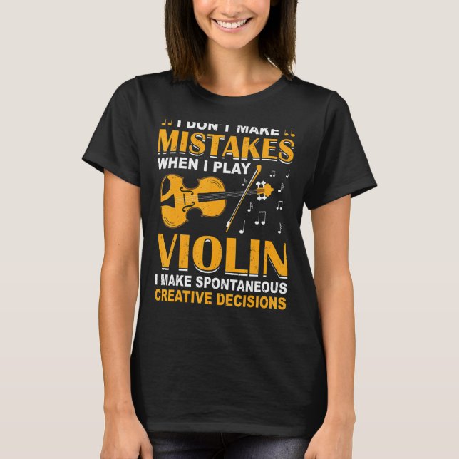 T-shirt Orchestre de musique violon École de musique violo (Devant)