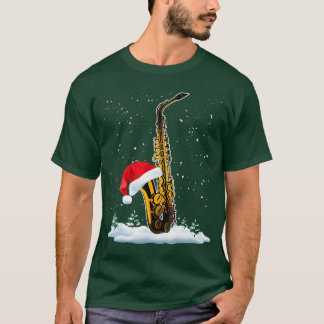 T-shirt Orchestre de Saophone au chapeau de Père Noël pour