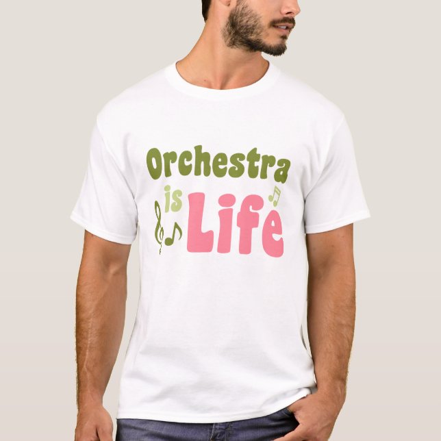 T-shirt Orchestre est la vie (Devant)
