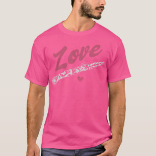 T-shirt Orchestre Instruments de musique Notes Treble Clef