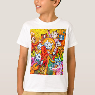T-shirt Orchestre musical de chats