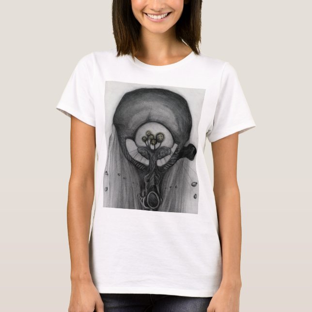 T-shirt Orchidée Alien (Devant)