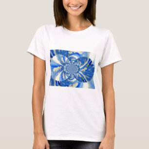 T-shirt Orchidée Aquarelle peinture, brise, Nuages Mandala