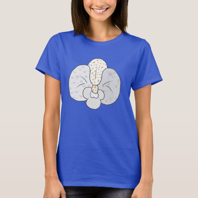 T-shirt Orchidée blanche (Devant)