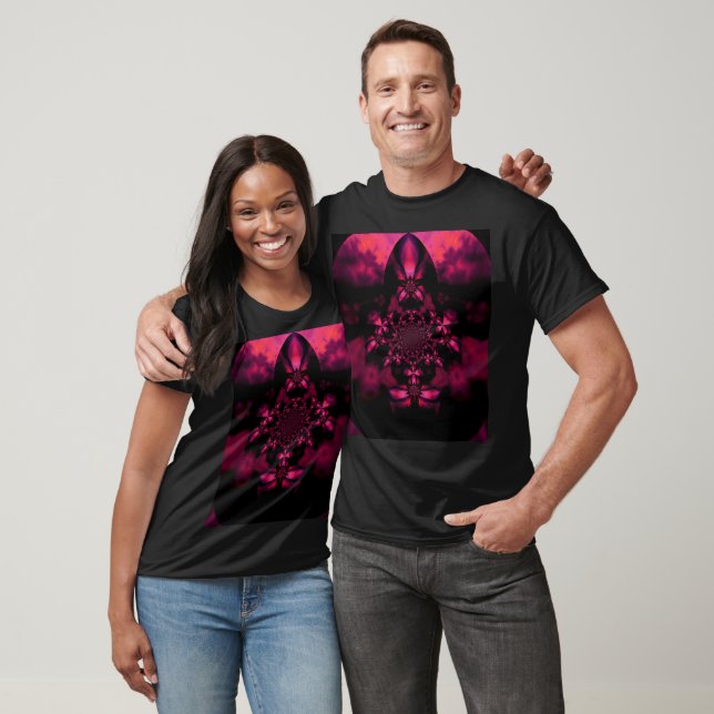 T-shirt Orchidée de feu 2 Graphique floral bohème (Unisexe)