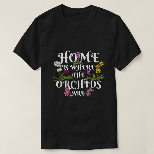 T-shirt Orchidée Flower Lover femmes fleuriste Plante Love (Design devant)