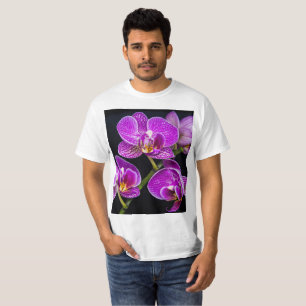 T-shirt Orchidée violette