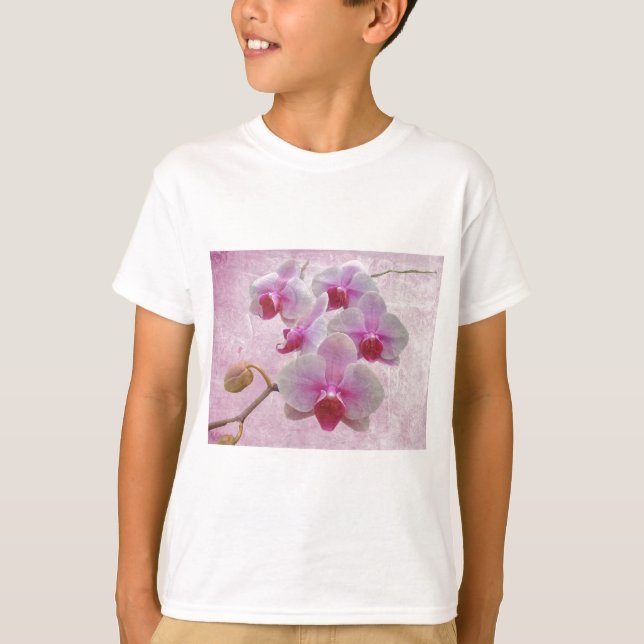 T-shirt Orchidées de teigne rose - Phalaenopsis (Devant)