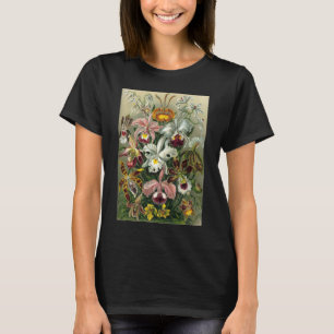 T-shirt Orchidées Ernst Haeckel, Fleurs Vintages de la for