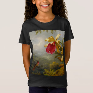 T-Shirt Orchidées et colibri Heade