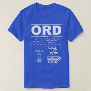 T-shirt ORD Airport de Chicago O'Hare