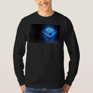 T-shirt Ordinateur Clé Ordinateur Nerd Gamer Cpu Informati