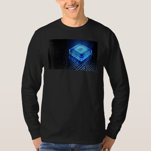 T-shirt Ordinateur Clé Ordinateur Nerd Gamer Cpu Informati (Devant)