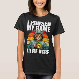 T-shirt Ordinateur de jeu vidéo drôle de jeu vidéo en paus