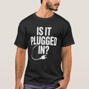 T-shirt Ordinateur de soutien informatique branché travail