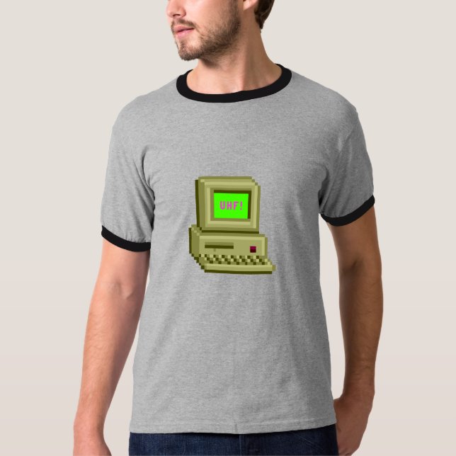 T-SHIRT ORDINATEUR VIRTUEL DE LA HAUTE CINQ (Devant)