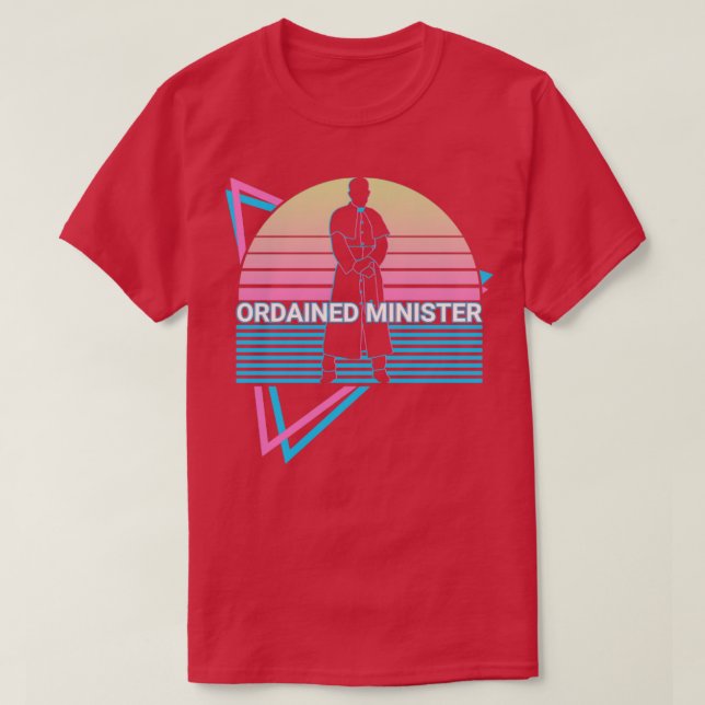 T-shirt Ordonné Ministre Retro (Design devant)