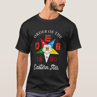 T-shirt Ordre de l'étoile orientale de l'OES 1850 de la mè