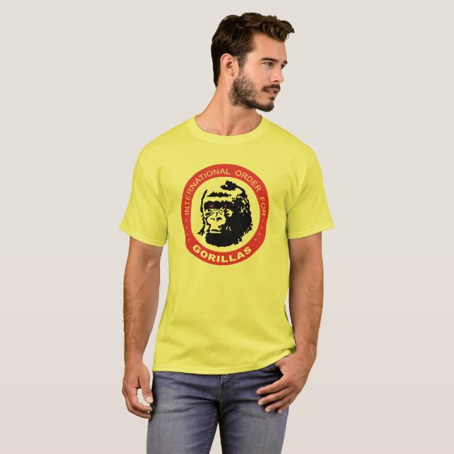 T-shirt Ordre international des gorilles (Devant entier)