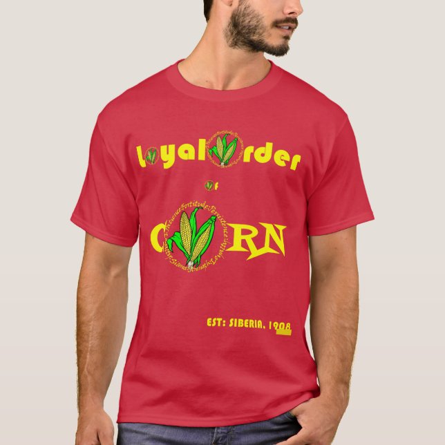 T-shirt ordre loyal du maïs (Devant)