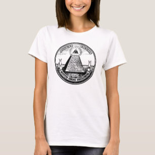 T-shirt Ordre mondial d'Illuminati de question nouvel