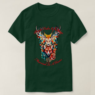 T-shirt Ordre Royal Des Stags Marié À Un Vixen